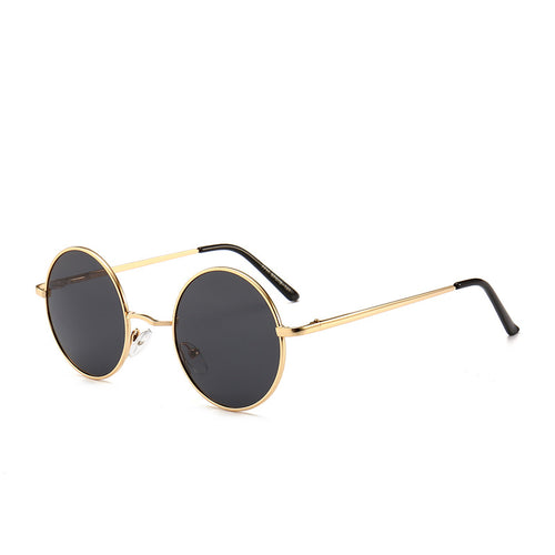 Round Wedding Groomsman Group Photo Vintage Sunglasses Spring Legs Men's Small Frame Sunglasses Women's Tide Wholesale