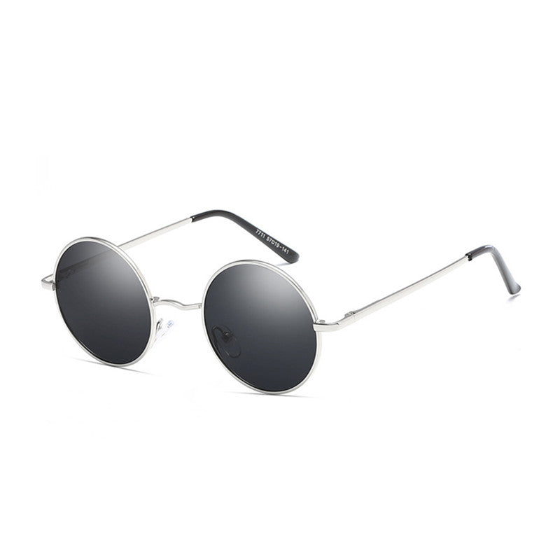 Round Wedding Groomsman Group Photo Vintage Sunglasses Spring Legs Men's Small Frame Sunglasses Women's Tide Wholesale
